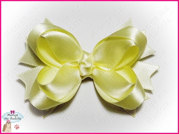 Laço Beauty Amarelo Bebê