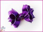 Novo!! Laço Boutique Pespontado - Roxo