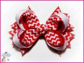 Laço Boutique Chevron Vermelho