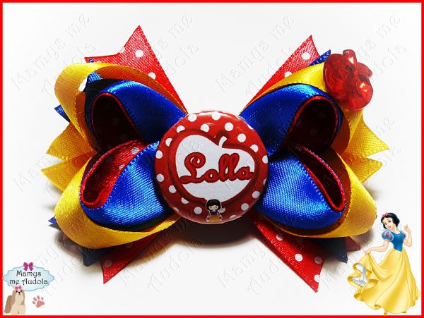 Laço Boutique Personalizável Branca de Neve