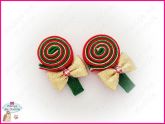 Lollipop Verde/Vermelho/Dourado