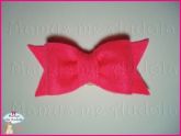 Laço de Feltro Rosa Fluor