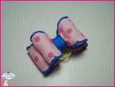 Resinado Duplo Rosa Poá - Croche Azul