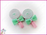 *Novo!! Lollipop Rosa/Verde Menta
