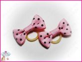 Mini Lacinhos Rosa Poá