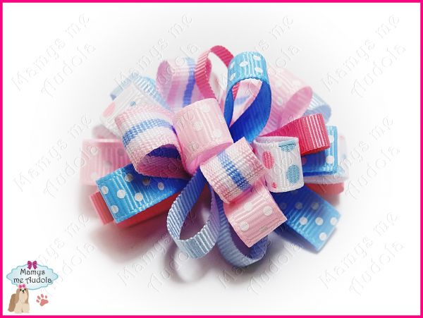 Loopy Puff Rosa & Azul