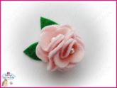 Flor de Feltro - Rosa bebê