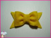 Laço de Feltro Amarelo