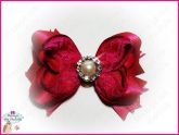 Laço Boutique com Renda Pink
