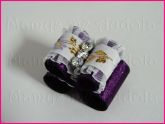 Resinado Duplo Fru Fru Roxo c/Grega