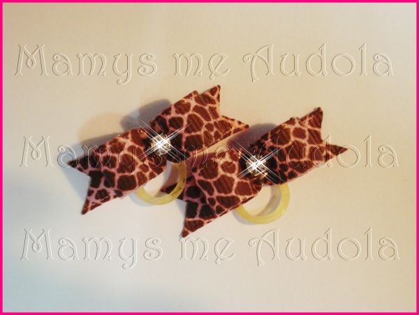 Micro Resinados Girafa/Rosa