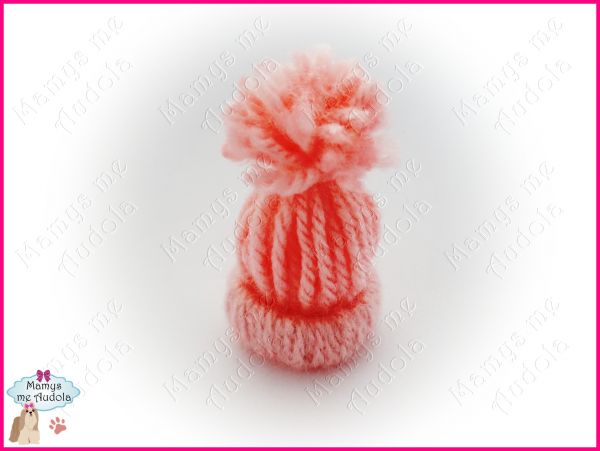 Mini Gorro Rosa Bebê