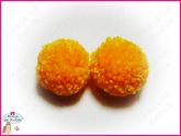 Pom Pons de Lã Amarelo
