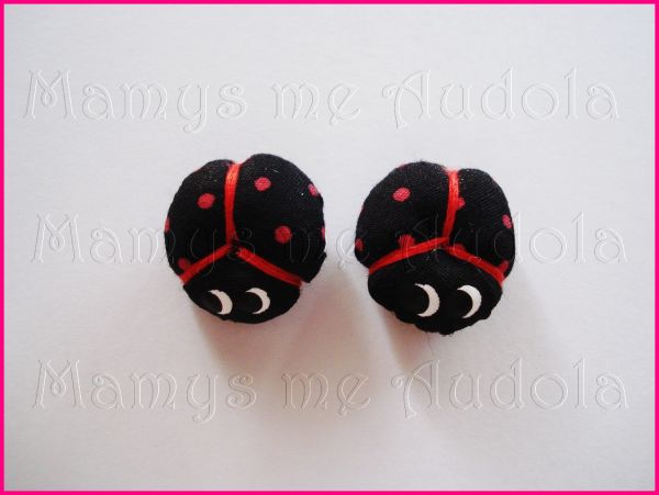 Joaninhas Preto/Vermelho