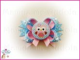Sweet Bow Coruja Rosa Botton