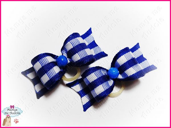 Resinados Xadrez (Azul & Branco)