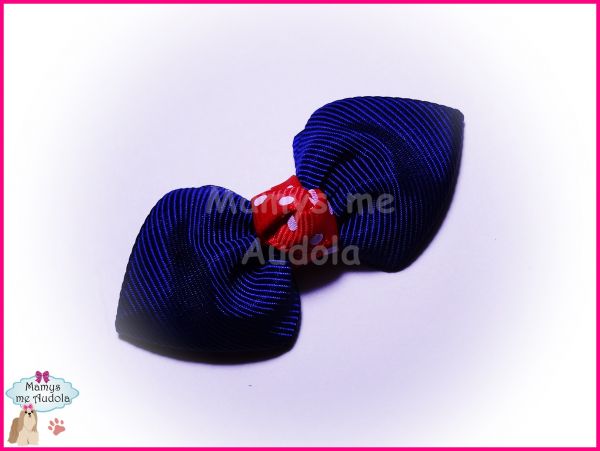 Novo!! Laço Pin Up Azul Marinho