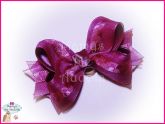 *Novo!! Laço Boutique c/Voal Rosa Antigo