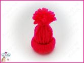 Mini Gorro Rosa Fluor