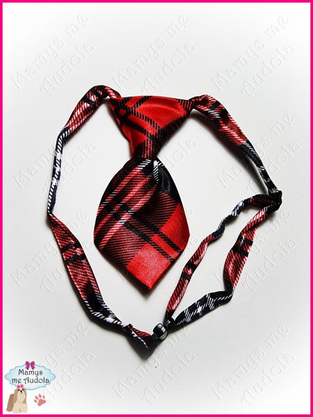 Gravata Importada Xadrez (Vermelho)