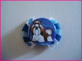 Looping Shih Tzu Doudado Onça Azul