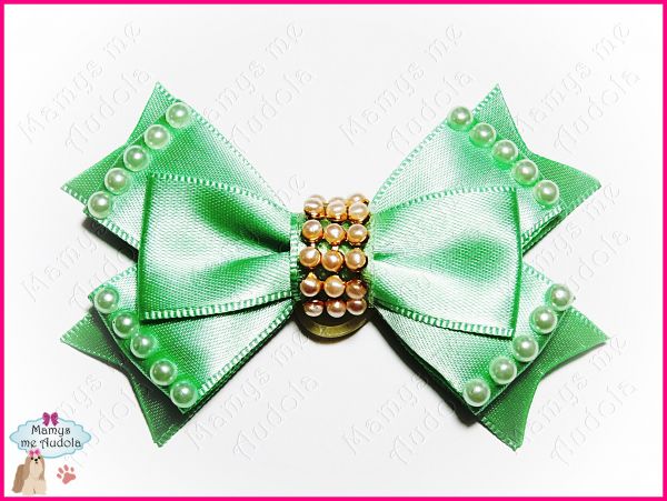 Laço Pearl Verde Menta