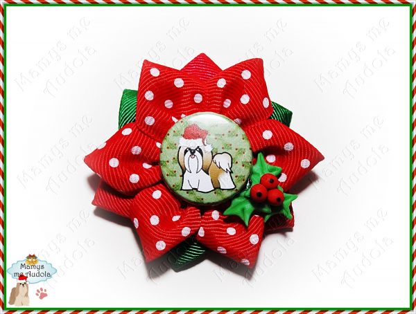 Laço Flor Natal - Raças