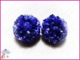 Pom Pons de Lã Roxo Mesclado