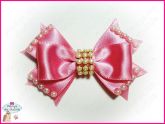 Laço Pearl - Rosa