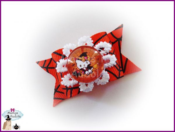 Resinado Hello Kitty Bruxa - Laranja