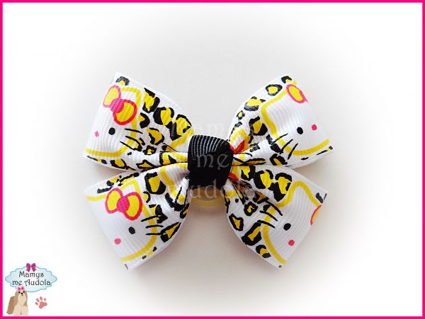 Laço Charme Hello Kitty - Onça