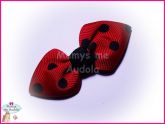 Novo!! Laço Pin Up Vermelho Poá