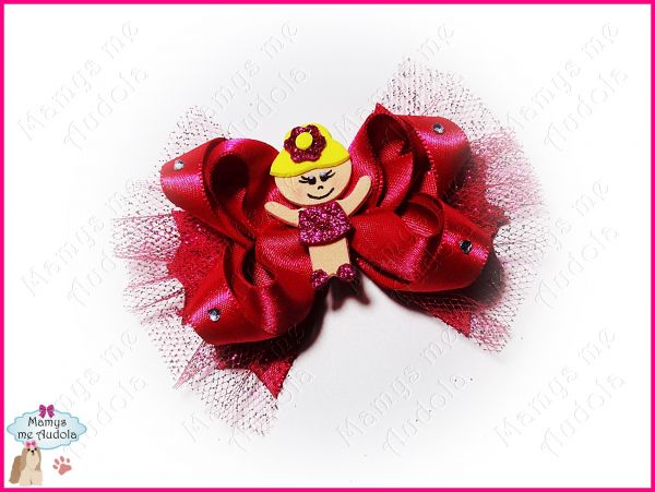 *Laço Boutique Bailarina - Rosa