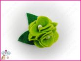 Flor de Feltro - Verde