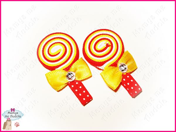 Lollipop Vermelho Poá