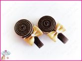 Lollipop Marrom/Dourado